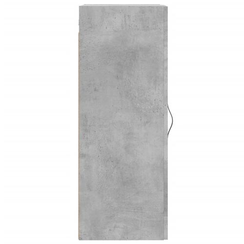 Vægskab 34,5x34x90 cm konstrueret træ betongrå