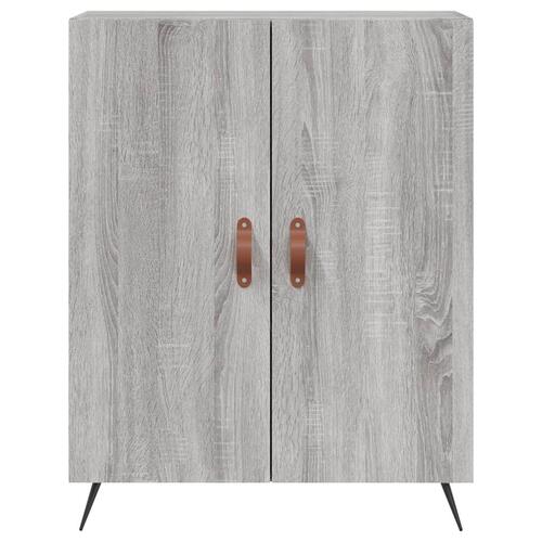Højskab 69,5x34x180 cm konstrueret træ grå sonoma-eg