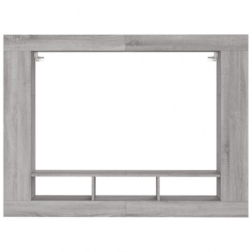 Væghængt tv-møbel 152×22×113 cm - grå sonoma-eg, konstrueret træ