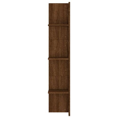 Tv-møbel 152x22x113 cm konstrueret træ brun egetræsfarve