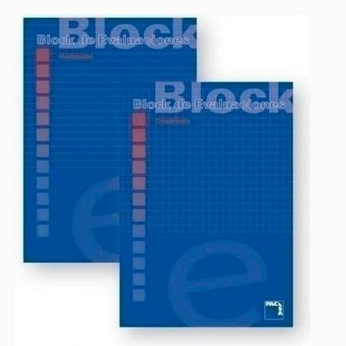 Pacsa notesblok A4, blå - 50 ark, 4 mm kvadreret (10 stk.)