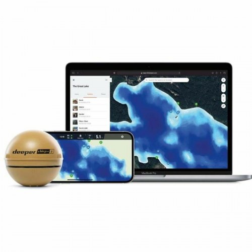 Fiskefinder Deeper CHIRP+ 2 - trådløs GPS og Wi‑Fi