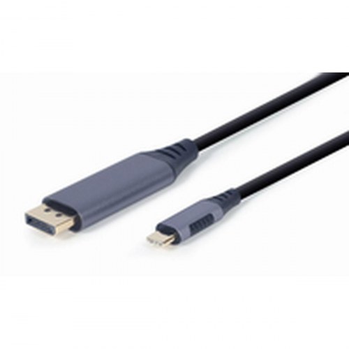 USB-C til DisplayPort kabel GEMBIRD - 1,8 m (sort/grå)