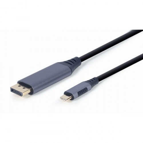 USB-C til DisplayPort kabel GEMBIRD - 1,8 m (sort/grå)