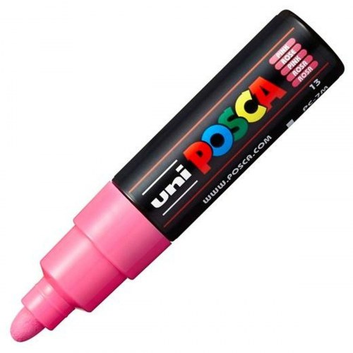 POSCA PC-7M markør - Pink, 6 stk.