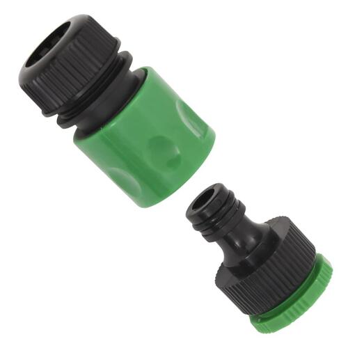 Haveslange med tilbehørssæt 0,5" 10 m PVC grøn