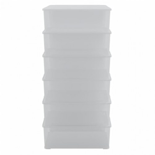 Opbevaringsbokse 12 stk. 5 l stabelbare plast