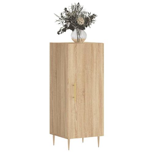 Skænk 34,5x34x90 cm konstrueret træ sonoma-eg