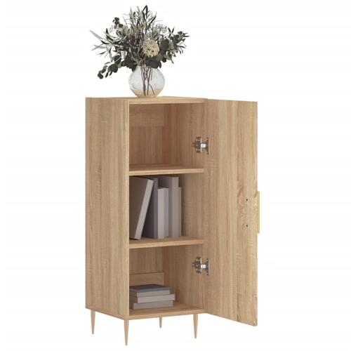 Skænk 34,5x34x90 cm konstrueret træ sonoma-eg