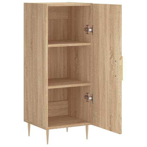 Skænk 34,5x34x90 cm konstrueret træ sonoma-eg