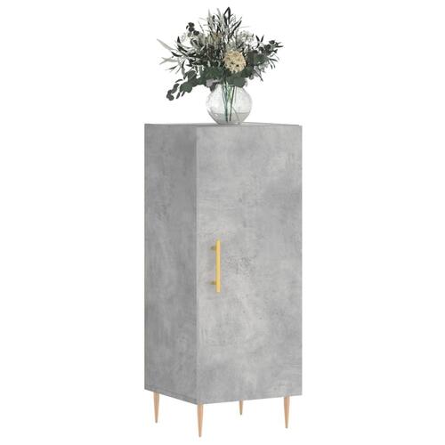 Skænk 34,5x34x90 cm konstrueret træ betongrå
