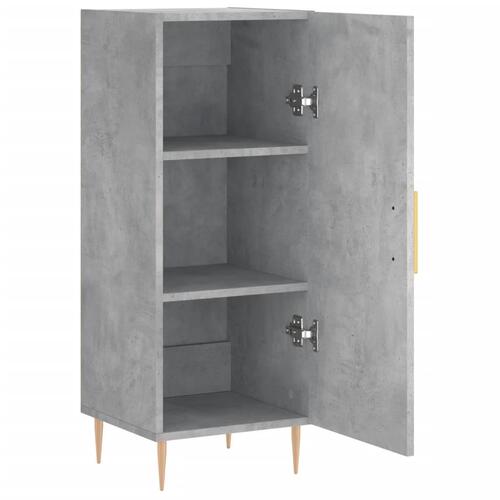 Skænk 34,5x34x90 cm konstrueret træ betongrå