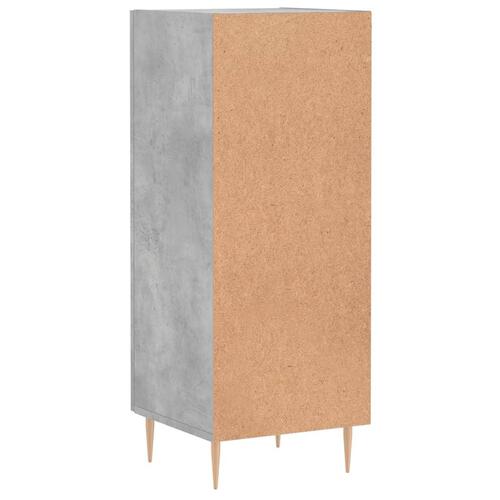 Skænk 34,5x34x90 cm konstrueret træ betongrå