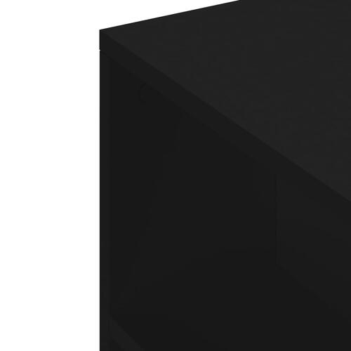Tv-bord 102x34,5x43 cm konstrueret træ sort