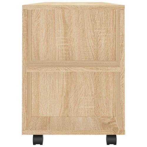 Tv-bord 102x34,5x43 cm konstrueret træ sonoma-eg