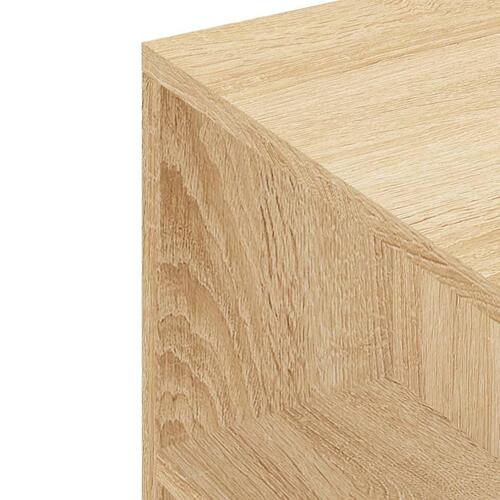 Tv-bord 102x34,5x43 cm konstrueret træ sonoma-eg