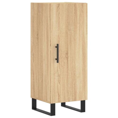 Skænk 34,5x34x90 cm konstrueret træ sonoma-eg