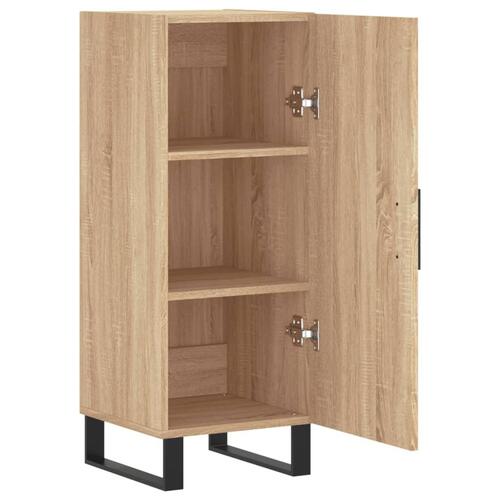 Skænk 34,5x34x90 cm konstrueret træ sonoma-eg
