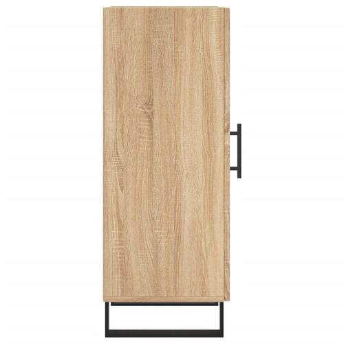 Skænk 34,5x34x90 cm konstrueret træ sonoma-eg