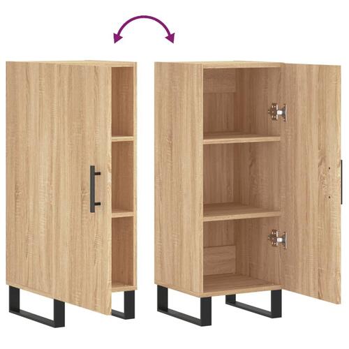Skænk 34,5x34x90 cm konstrueret træ sonoma-eg
