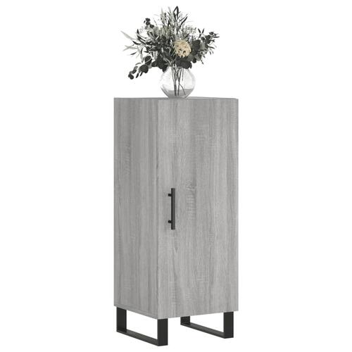 Skænk 34,5x34x90 cm konstrueret træ grå sonoma-eg