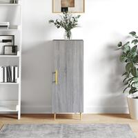 Skænk 34,5x34x90 cm konstrueret træ grå sonoma-eg