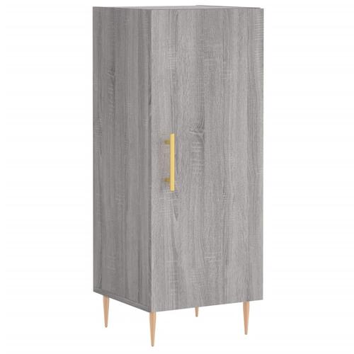 Skænk 34,5x34x90 cm konstrueret træ grå sonoma-eg