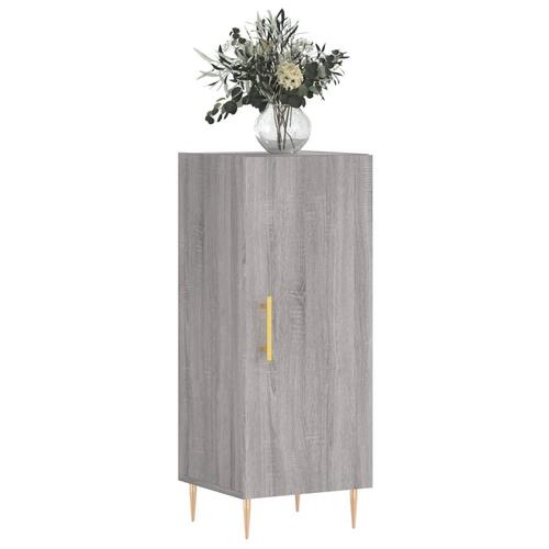 Skænk 34,5x34x90 cm konstrueret træ grå sonoma-eg