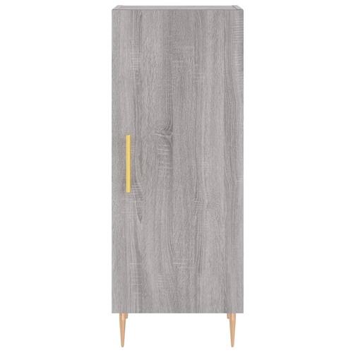 Skænk 34,5x34x90 cm konstrueret træ grå sonoma-eg