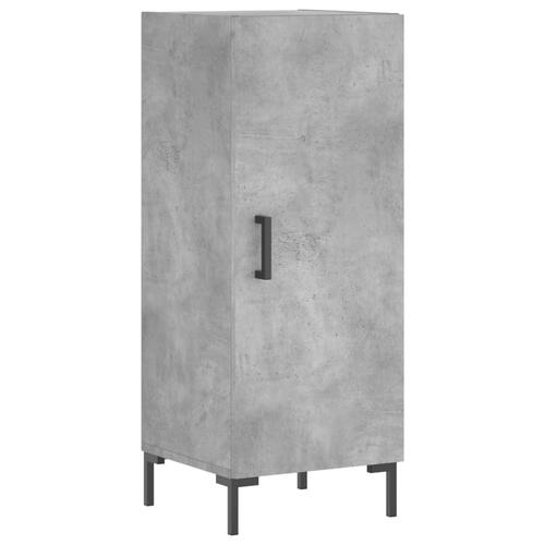 Skænk 34,5x34x90 cm konstrueret træ betongrå