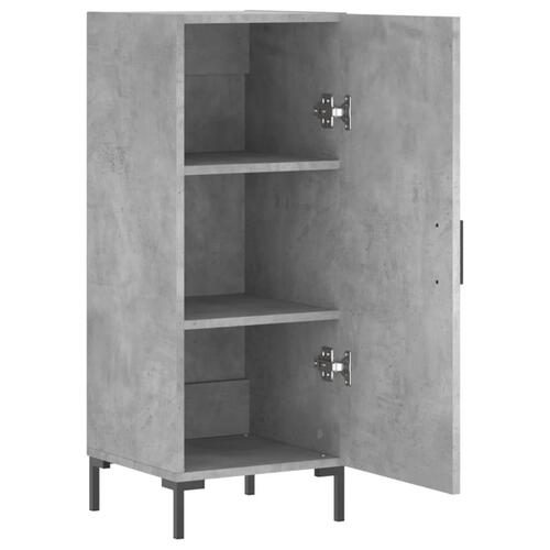 Skænk 34,5x34x90 cm konstrueret træ betongrå