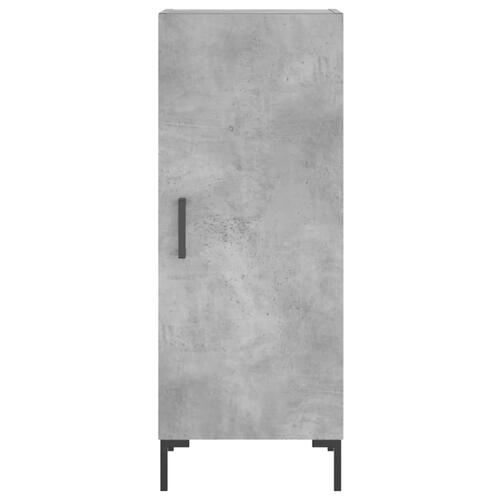 Skænk 34,5x34x90 cm konstrueret træ betongrå