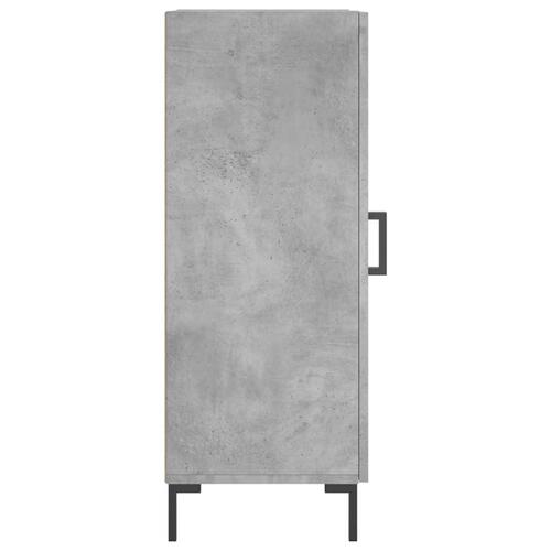 Skænk 34,5x34x90 cm konstrueret træ betongrå