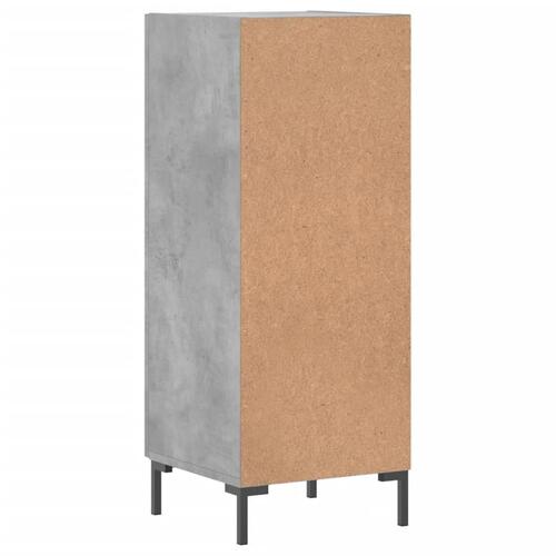 Skænk 34,5x34x90 cm konstrueret træ betongrå