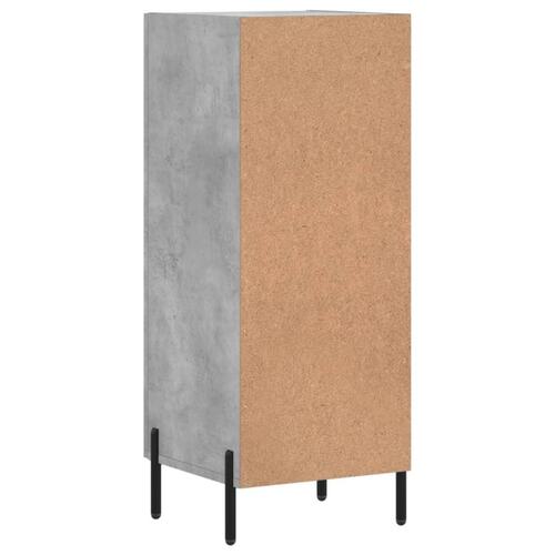 Skænk 34,5x34x90 cm konstrueret træ betongrå