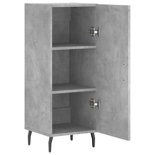 Skænk 34,5x34x90 cm konstrueret træ betongrå