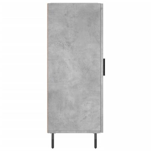 Skænk 34,5x34x90 cm konstrueret træ betongrå