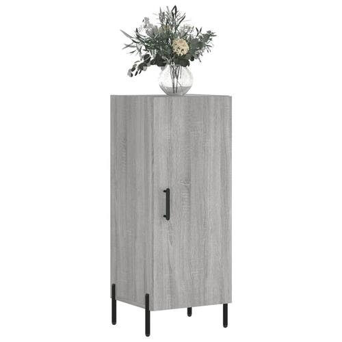 Skænk 34,5x34x90 cm konstrueret træ grå sonoma-eg
