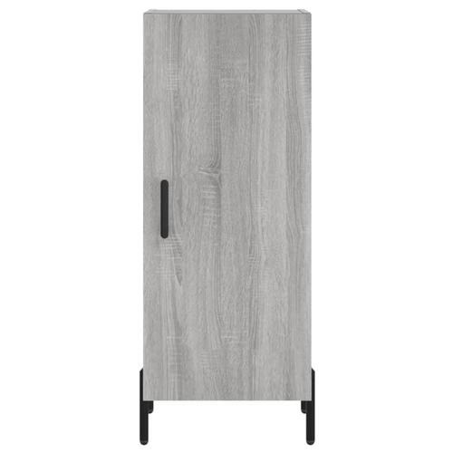 Skænk 34,5x34x90 cm konstrueret træ grå sonoma-eg
