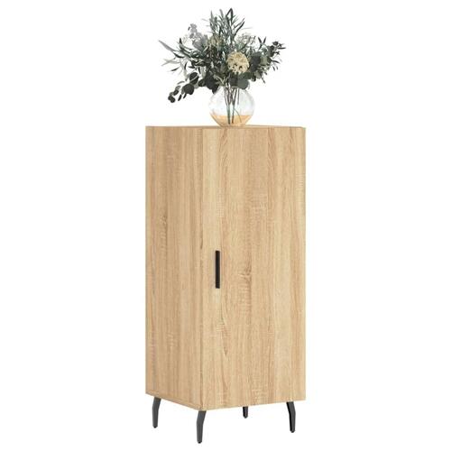Skænk 34,5x34x90 cm konstrueret træ sonoma-eg