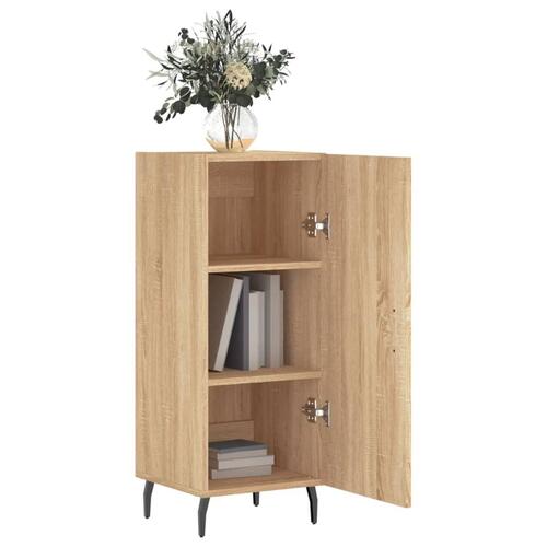 Skænk 34,5x34x90 cm konstrueret træ sonoma-eg