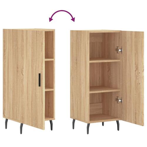 Skænk 34,5x34x90 cm konstrueret træ sonoma-eg