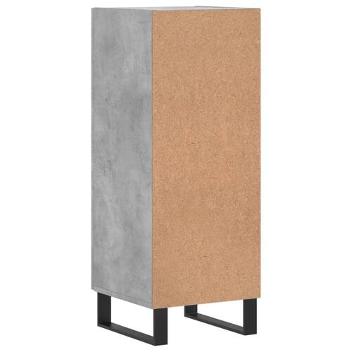 Skænk 34,5x34x90 cm konstrueret træ betongrå