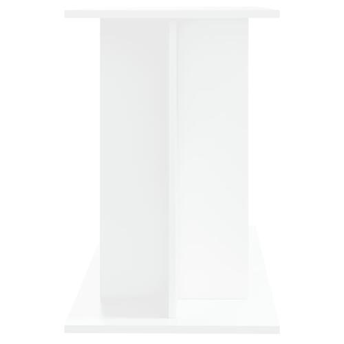 Akvariebord 100x40x60 cm konstrueret træ hvid