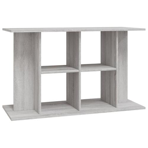 Akvariebord 100x40x60 cm konstrueret træ grå sonoma-eg