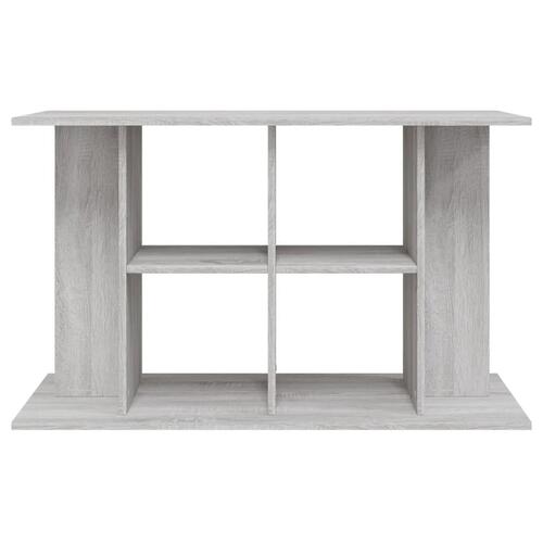 Akvariebord 100x40x60 cm konstrueret træ grå sonoma-eg