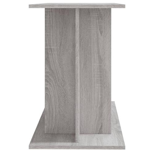 Akvariebord 100x40x60 cm konstrueret træ grå sonoma-eg