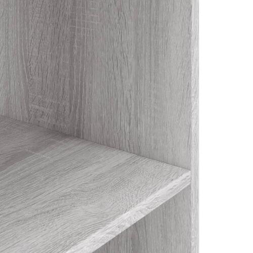 Akvariebord 100x40x60 cm konstrueret træ grå sonoma-eg