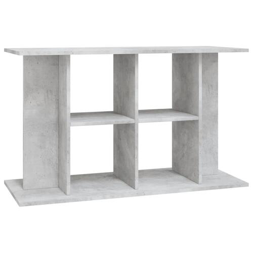 Akvariebord 100x40x60 cm konstrueret træ betongrå