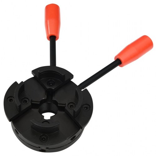 Patron til trædrejning 100 mm M33-tilslutning stål sort